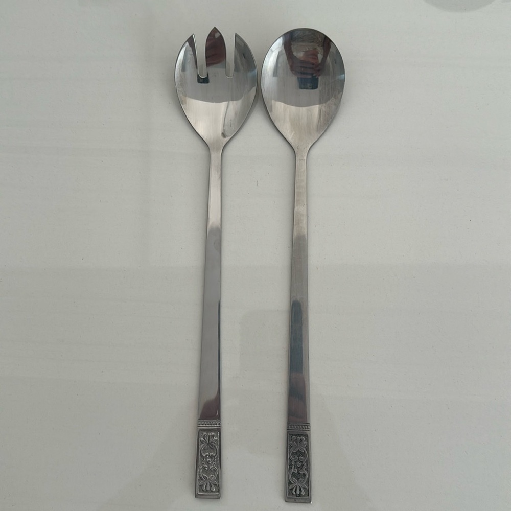 MIDCENTURY SALAD SERVERS